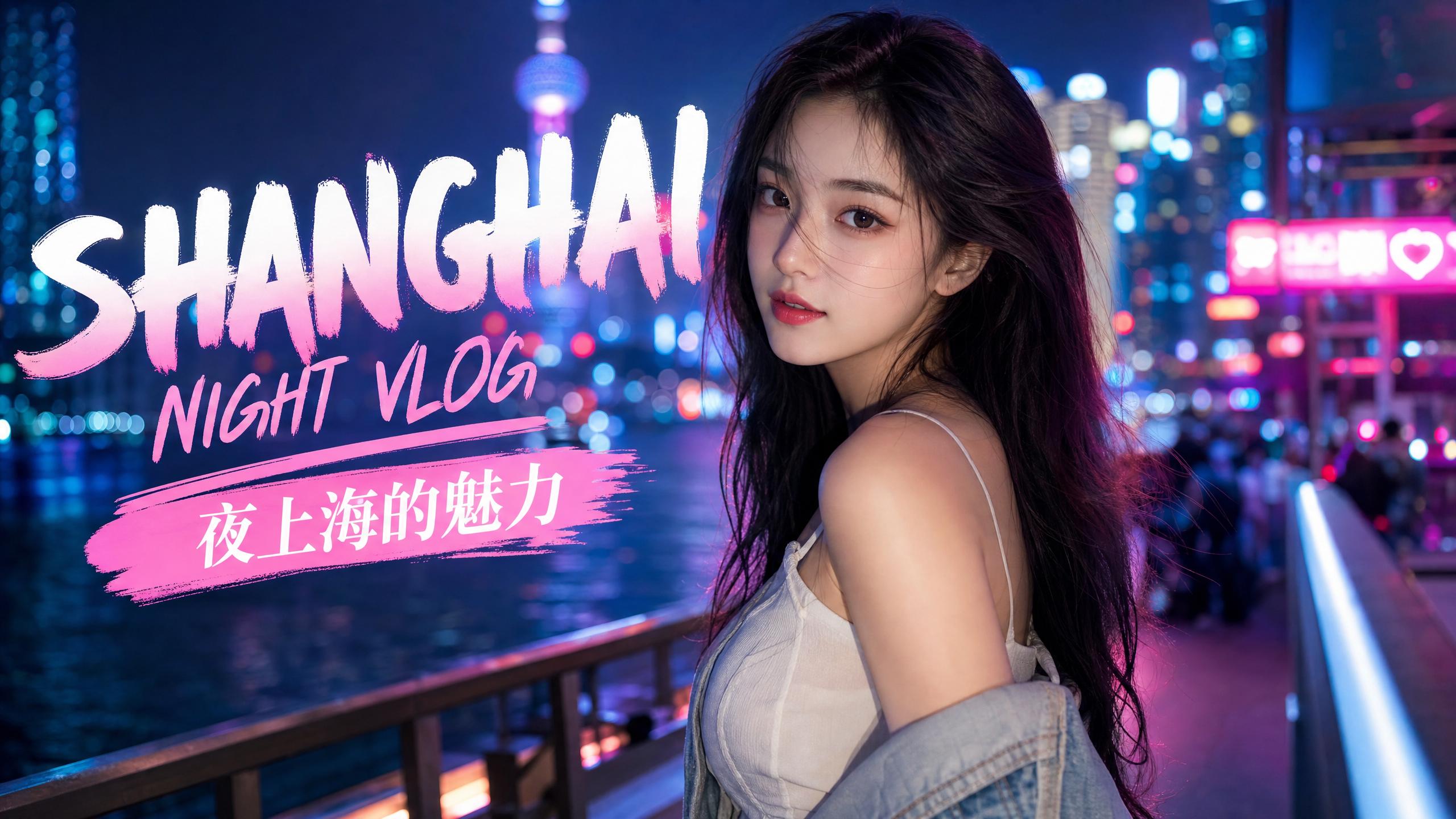 海角视频-海角视频生活视频：夜上海魅力·城市夜景Vlog视频分享